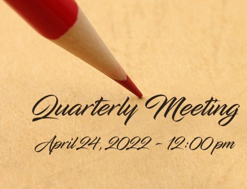 St. John’s Quarterly Meeting – April 24, 2022